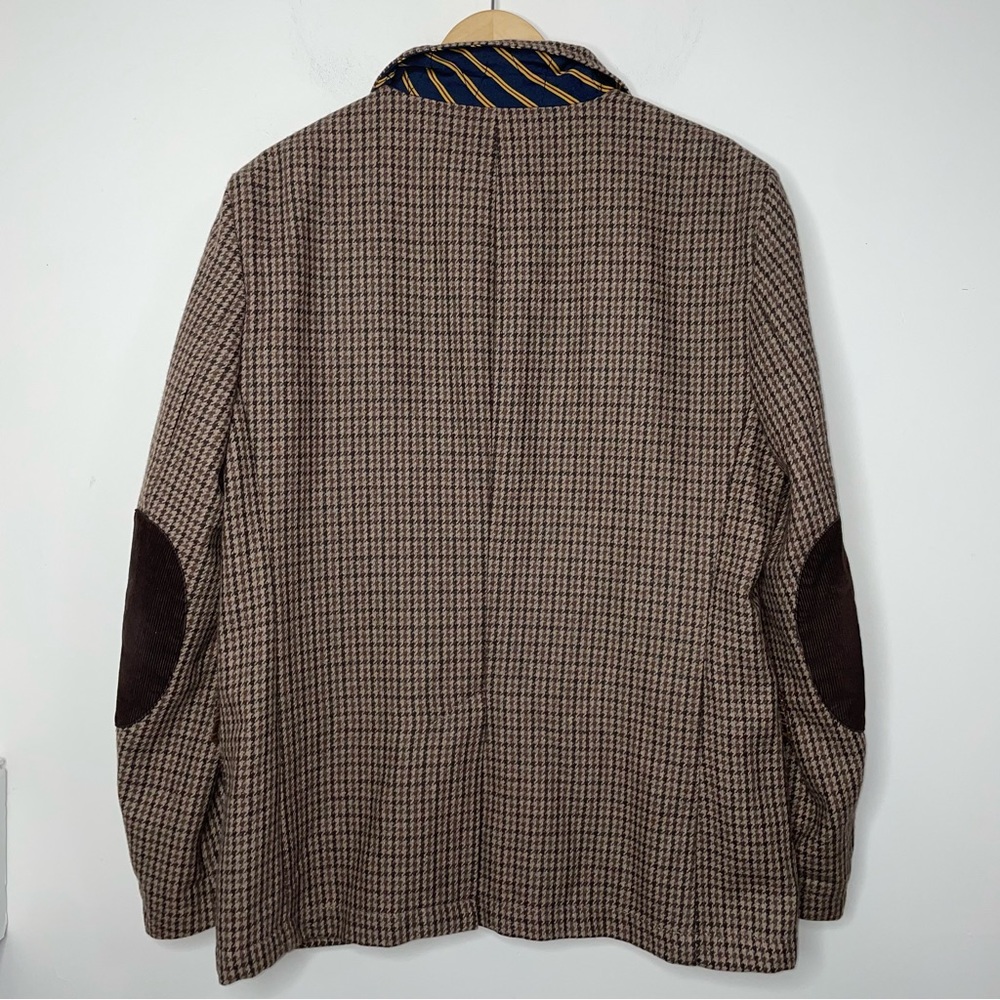Tommy Hilfiger Wool Blend Tweed Houndstooth Blazer Sport Coat Men’s L - Picture 4 of 15